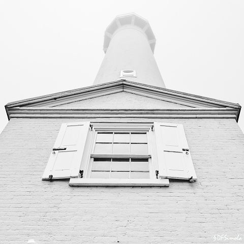 Cape May Lighthouse In Fog