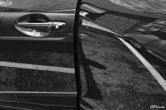 Car Door Abstract, Double Frame