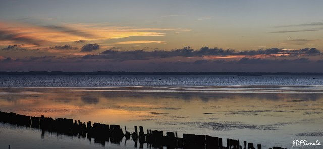 Duck Dock Sunset, OBX NC